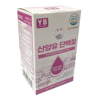 YB 초유 산양유 단백질 5g 30포 피부건강 <b>노화방지</b>