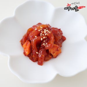 여우마을 쫄깃쫄깃 오징어젓갈 500g, 1kg, 4kg