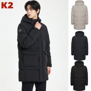 K2 씬에어 아난타 롱 구스 다운 파카 롱패딩 남성 KMW25529 벤치다운 롱코트 자켓