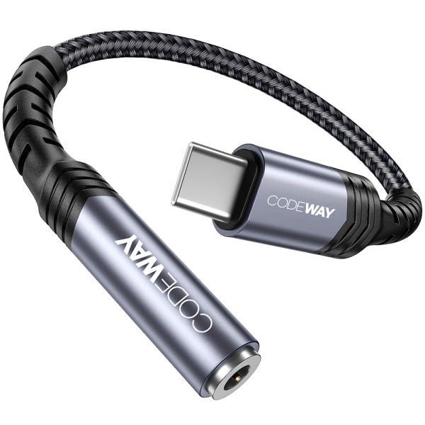 코드웨이 공식몰 코드웨이 USB C타입 to 3.5 이어폰 젠더 삼성 이어폰잭