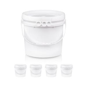 바케스 10L 플라스틱 원형 용기 벌크통 페일통 10개 (묶음 상품)