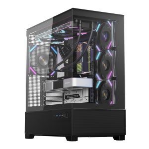 마이크로닉스 PC케이스 WIZMAX ML-360 WIDE View BTF (블랙)