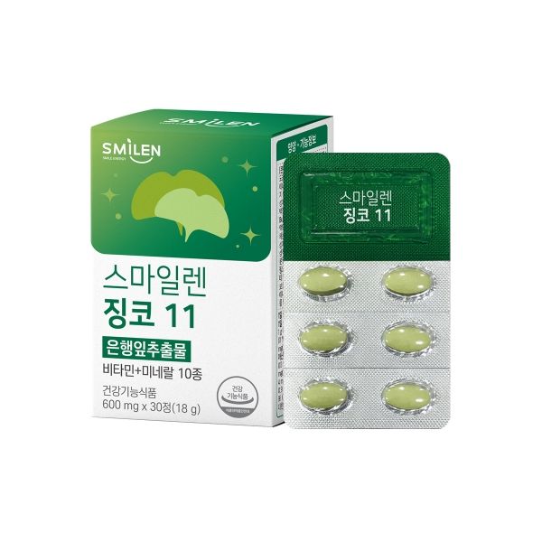 <b>스마일렌 징코 11</b> 600mg30정