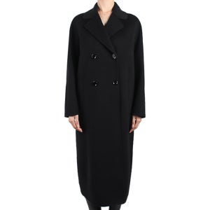 S막스마라 여성 카피 울 코트 블랙 CAPI 013
