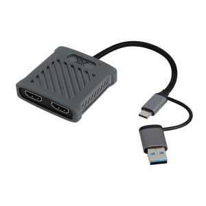 미러링 USB C타입 to HDMI 4K 듀얼모니터 멀티 컨버터 젠더 노트북 화면 확장기