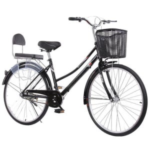 아줌마 자전거 여성용 클래식 일본스타일 출근 바구니 출퇴근 알루미늄 생활