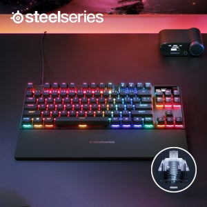 [국내정발] 스틸시리즈 APEX PRO TKL GEN3 한글 래피드트리거 자석축 키보드