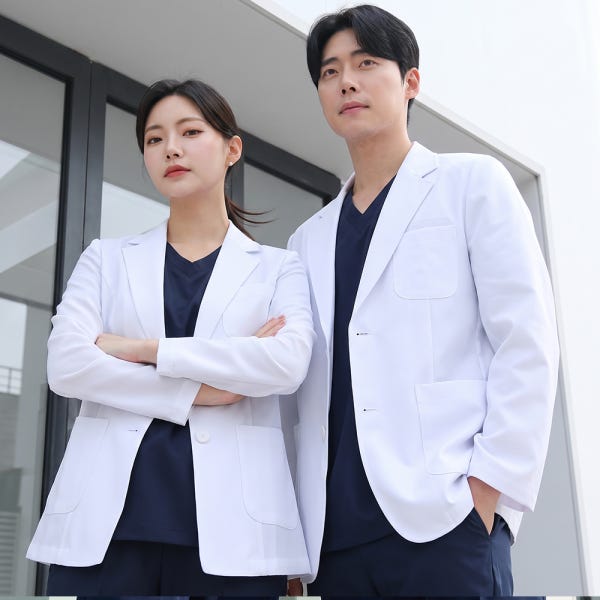 의사가운 실습 실험가운 약사 실험복 대학생 간호복 병원복 자켓