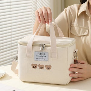 미니곰 보온보냉 도시락가방 소풍 직장인 피크닉 런치백 이유식가방 주머니