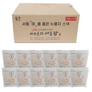 마를품은누룽지스낵 박스 80g 12개, 18개 고소한 쌀과자 뻥튀기 떡뻥