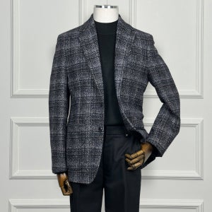 지이크 파렌하이트 남자자켓 24FW 울 혼방 블랜드 체크