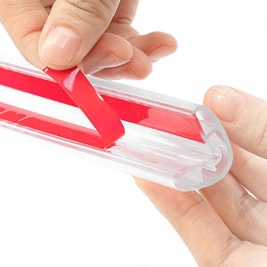 아이손 더블 에어 쿠션 아기 모서리 보호대 투명 코너 안전 가드 소형 1M