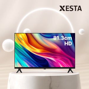 XESTA 81.3cm(32인치) HD LED TV 소형 중소기업 1등급 스탠드 택배배송 고객설치