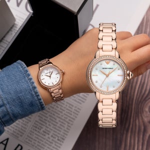 엠포리오 알마니 시계 AR11523 여성메탈 로즈골드 파슬 정식수입