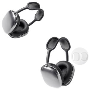 에어팟맥스투명커버 헤드셋케이스 헤드폰 보호 이어 캡 하드