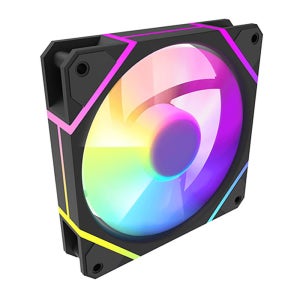 다크플래쉬 시스템쿨러 DM12R PRO 120 PWM ARGB 리버스 팬 블랙