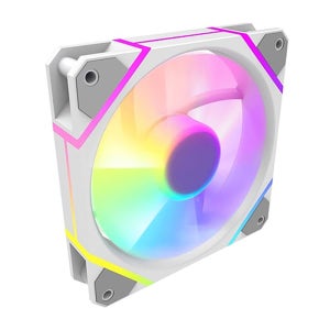 다크플래쉬 시스템쿨러 DM12R PRO 120 PWM ARGB 리버스 팬 화이트