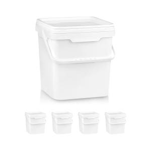 바케스 15L 사각용기 바케스 플라스틱 벌크통 10개 (묶음 상품)