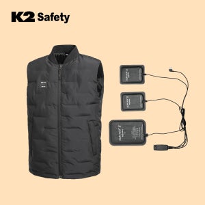 K2 SAFETY 슬림히트 발열조끼2 24년 신형모델 보조배터리 포함