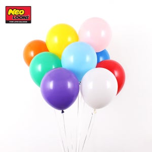 네오텍스 스탠다드 고무풍선 25cm 혼합 100입