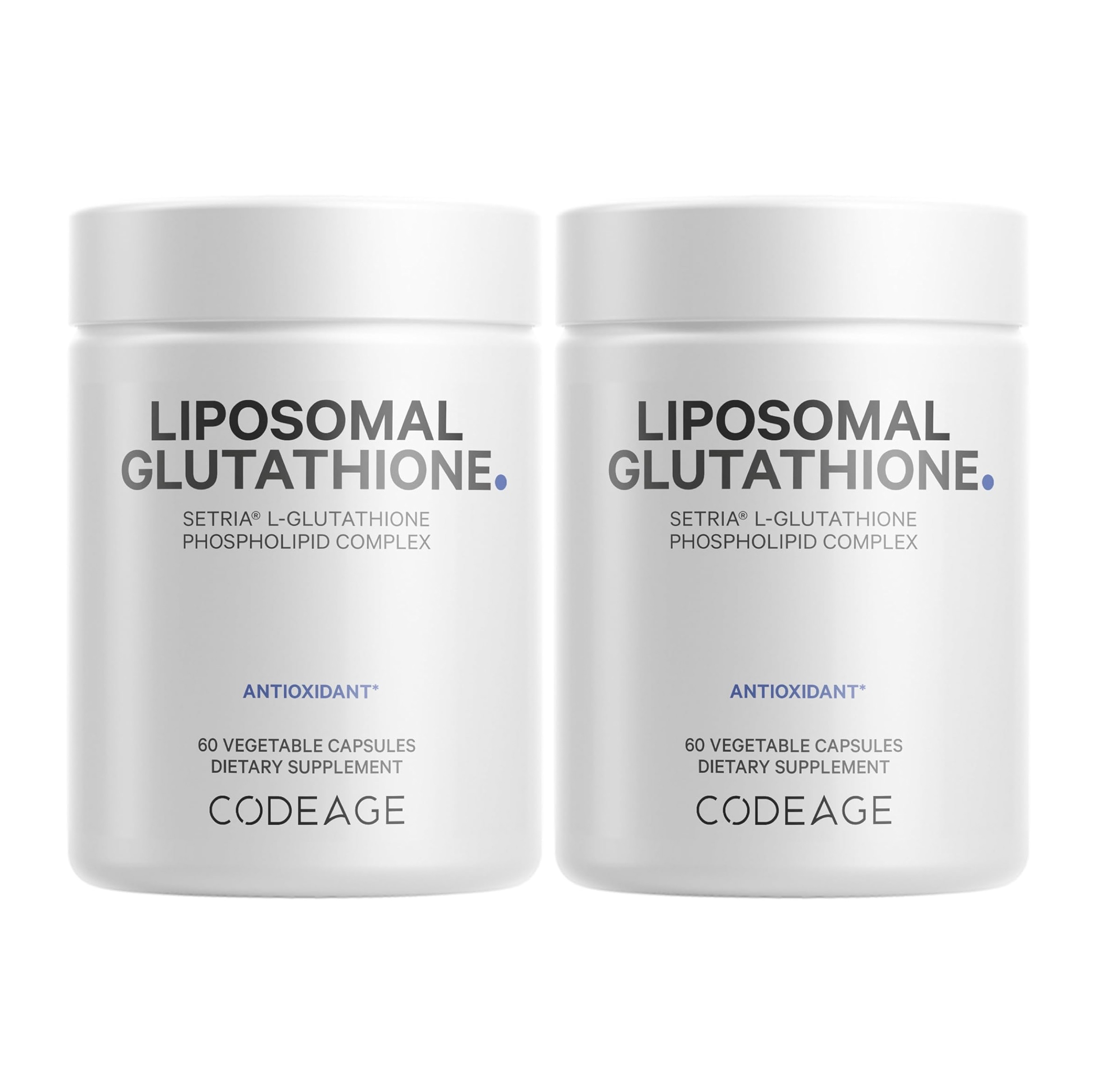 코드에이지 리포좀 글루타치온 60캡슐 x 2병 Codeage <b>Glutathione</b>