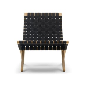 칼한센 앤 선 MG501 쿠바 체어 (Cotton Webbing / Oak-Oil / Black)