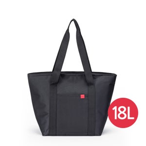 코멕스 대형 보냉백 보온가방 아이스백 캠핑 쇼퍼백 블랙 18L 쿨러백 vi