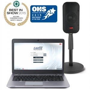 3M EARFit 청력보호구 밀착검사시스템 귀마개 귀덮개 밀착 난청 착용 검사장비