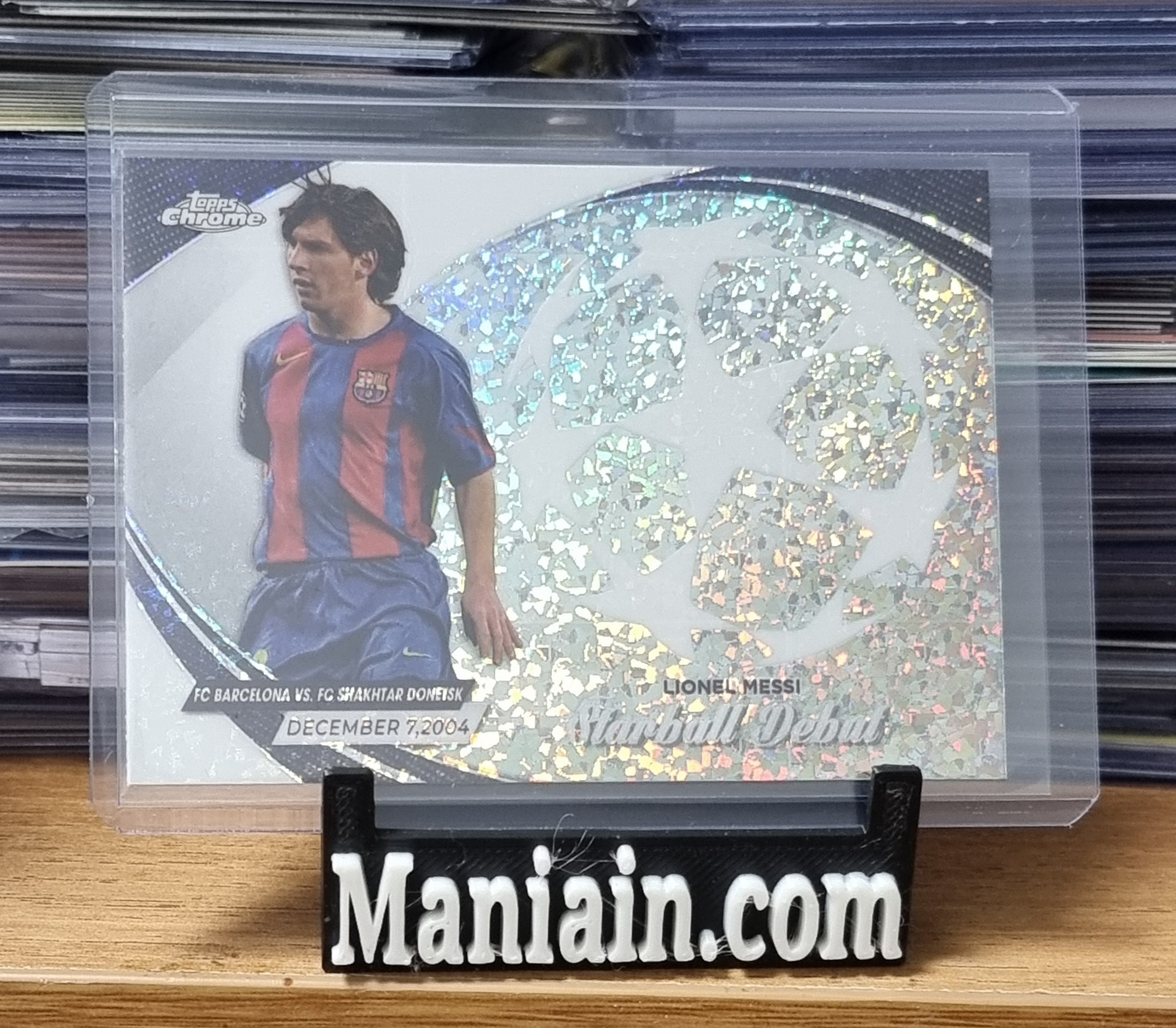 리오넬 메시 2023-24 Topps Chrome UEFA Lionel Messi Starball Debut SD-10 축구카드