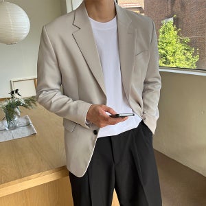 7컬러 남자 봄 가을 베이직 블레이져 정장자켓