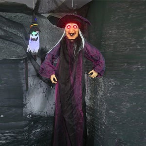 LED 암흑의 대마녀 인형 / 할로윈 대형 마녀 인형 할로윈데이 인테리어 포토존 장식