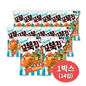 오리온 꼬북칩 카라멜팝콘맛 108g 1박스 (14개)