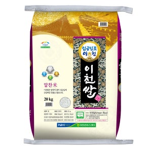 햅쌀 25년산 임금님표 이천 쌀(특등급) 20kg, 1개