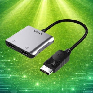 이지넷 고해상도 8K30Hz DP to 듀얼HDMI 디스플레이 어댑터 DPH3117-4K