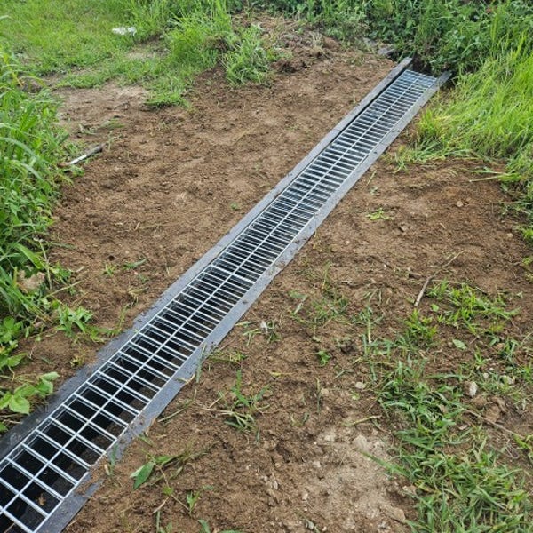 스틸그레이팅 배수로덮개 수로관뚜껑 스틸그레이팅 200mm