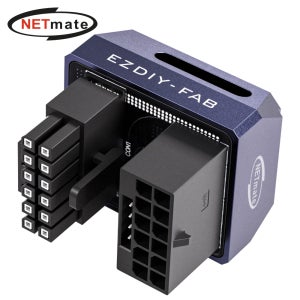 강원전자 NM-DPI18940 600W 12V-2x6 변환 어댑터 (알루미늄 블랙/STD 180도) [EZDIY-FAB]