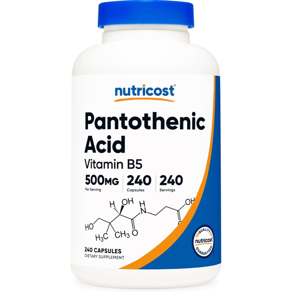 <b>뉴트리코스트 판토텐산</b> B5 칼슘 500mg 240캡슐