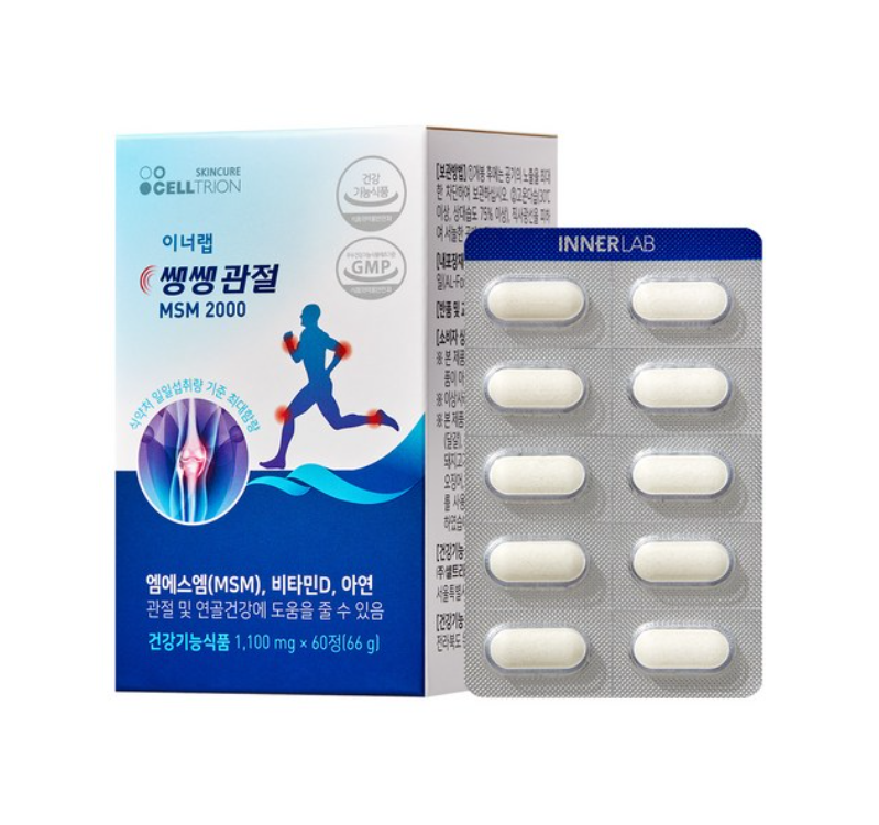 허리디스크 영양제 퇴행성 관절 연골 영양제 60정