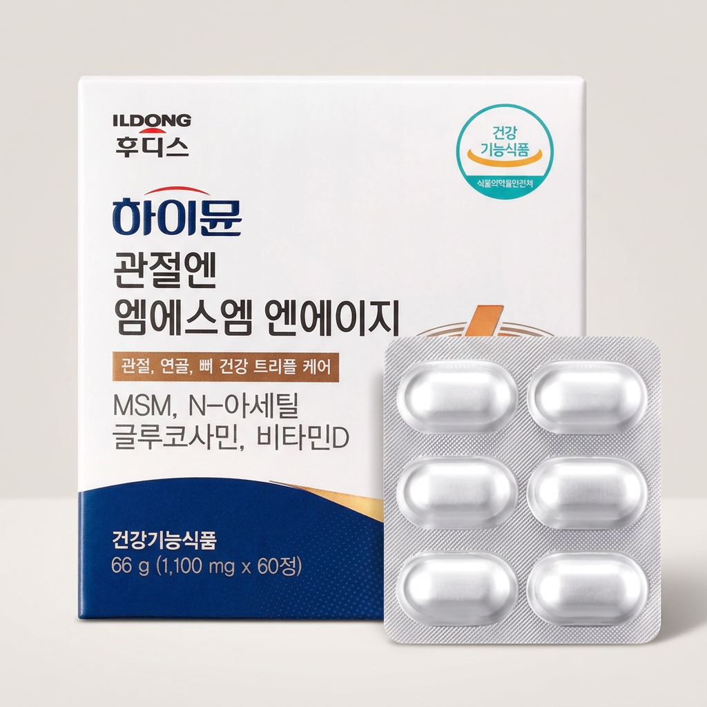 일동후디스 관절엔 MSM 엔에이지 1100mg 60정 1개 1개월분