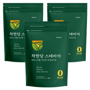닥터오케이 착한당 스테비아 에리스리톨 설탕대체 제로슈가 400g, 3개