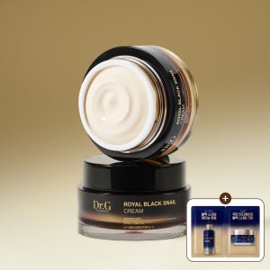 닥터지 로얄 블랙 스네일 크림 50mL+50mL 탄력 보습 달팽이크림