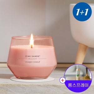 [공식] 양키캔들 정품 스튜디오 컬렉션 캔들 택1 + 공간탈취 룸스프레이 택1 스튜디오 핑크샌즈 룸스프레이 클린코튼