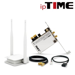 아이피타임, BE9300IPX 무선랜카드 연장형 안테나 Wi-Fi 7