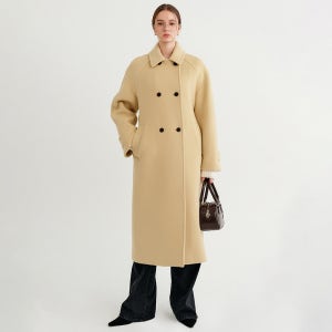 [룩캐스트]아트레인 캐시 더블 코트_버터 / ATREIN CASH DOUBLE COAT_BUTTER