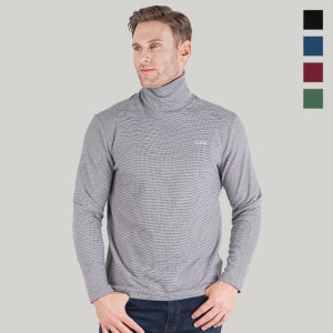 KXG 남성 골프웨어 방풍이너 겨울 기모티셔츠 터틀넥 K9WMSH1979