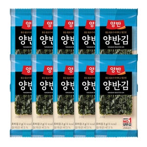 동원 양반 양반김 4D호 도시락김 (6매입 x 10P) 24개