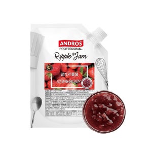 앤드로스 딸기 리플잼 캡형 1kg, 1개