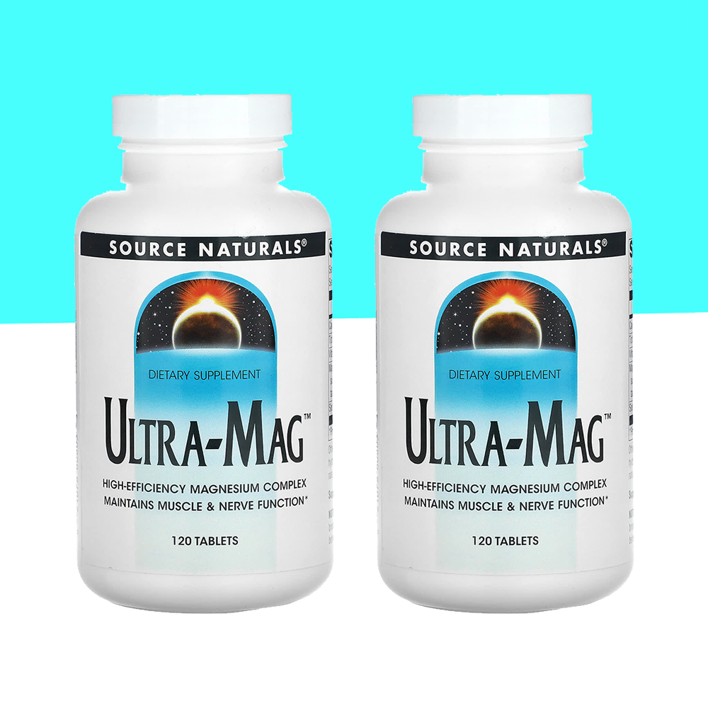 소스 내추럴스 <b>울트라</b> <b>매그</b> <b>Ultra</b> <b>Mag</b> 마그네슘 120정, 2개