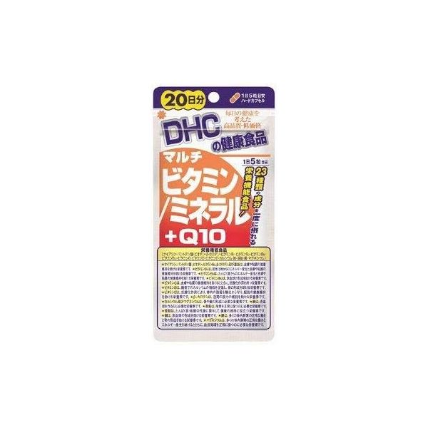 일본직배송 <b>DHC 멀티</b> 비타민 <b>미네랄</b> + Q10 20 일 공급 100 정제 x 5 팩