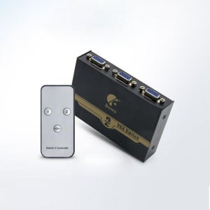 VGA RGB 선택기 2대1 IR기능 컴퓨터2대 연결 공유기